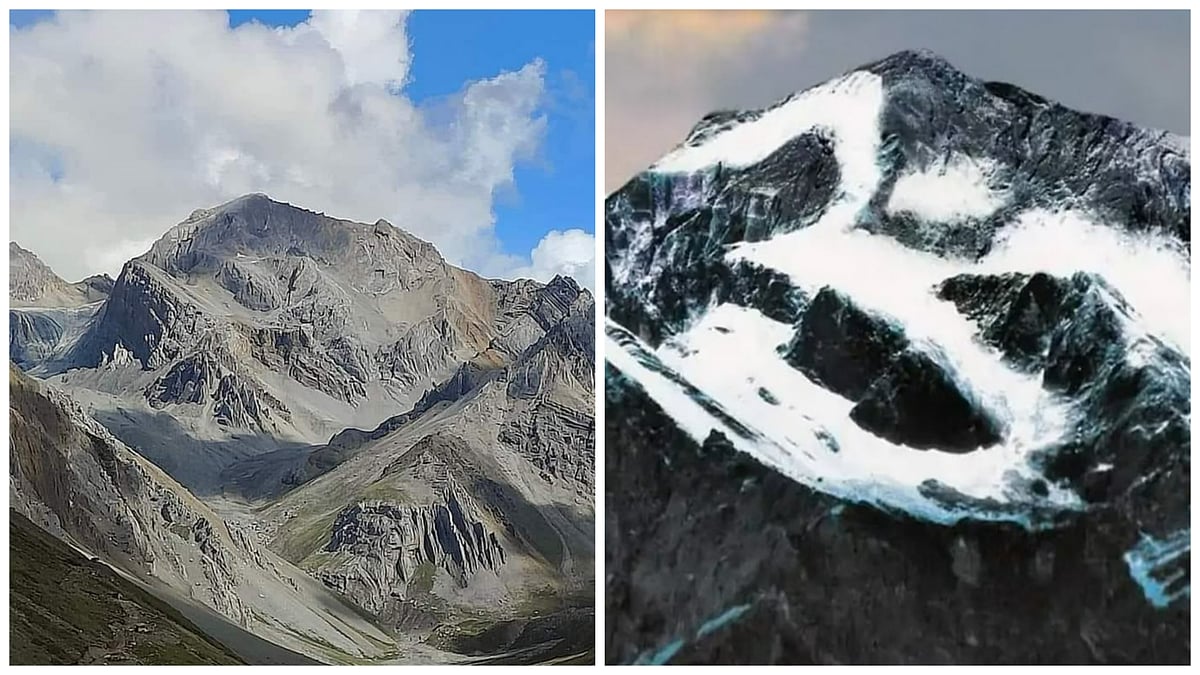 X/@Anoopnautiyal1
 : The hill derives its name as the snow atop it naturally forms a pattern resembling the Hindi word "Om".
